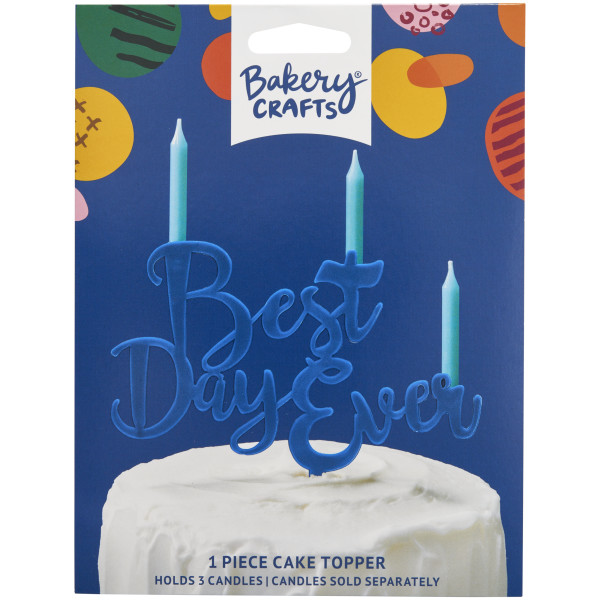 Best Day Ever Assortment Plastic Candle Holder