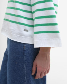 Kayleigh Striped Crew Neck Jumper 