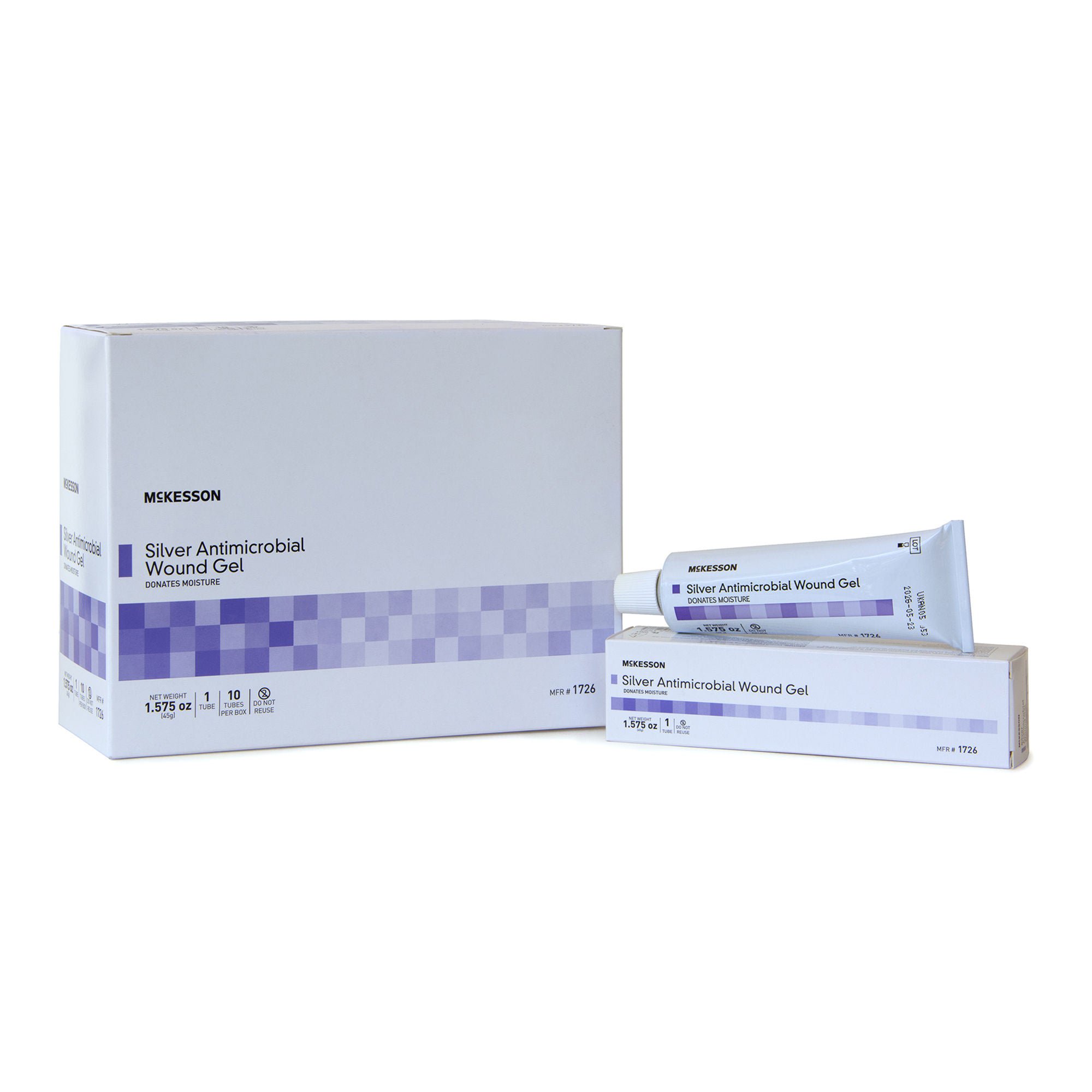 McKesson Brand GEL, SILVER HYDROGEL 1.5OZ (10EA/BX 4BX/CS)