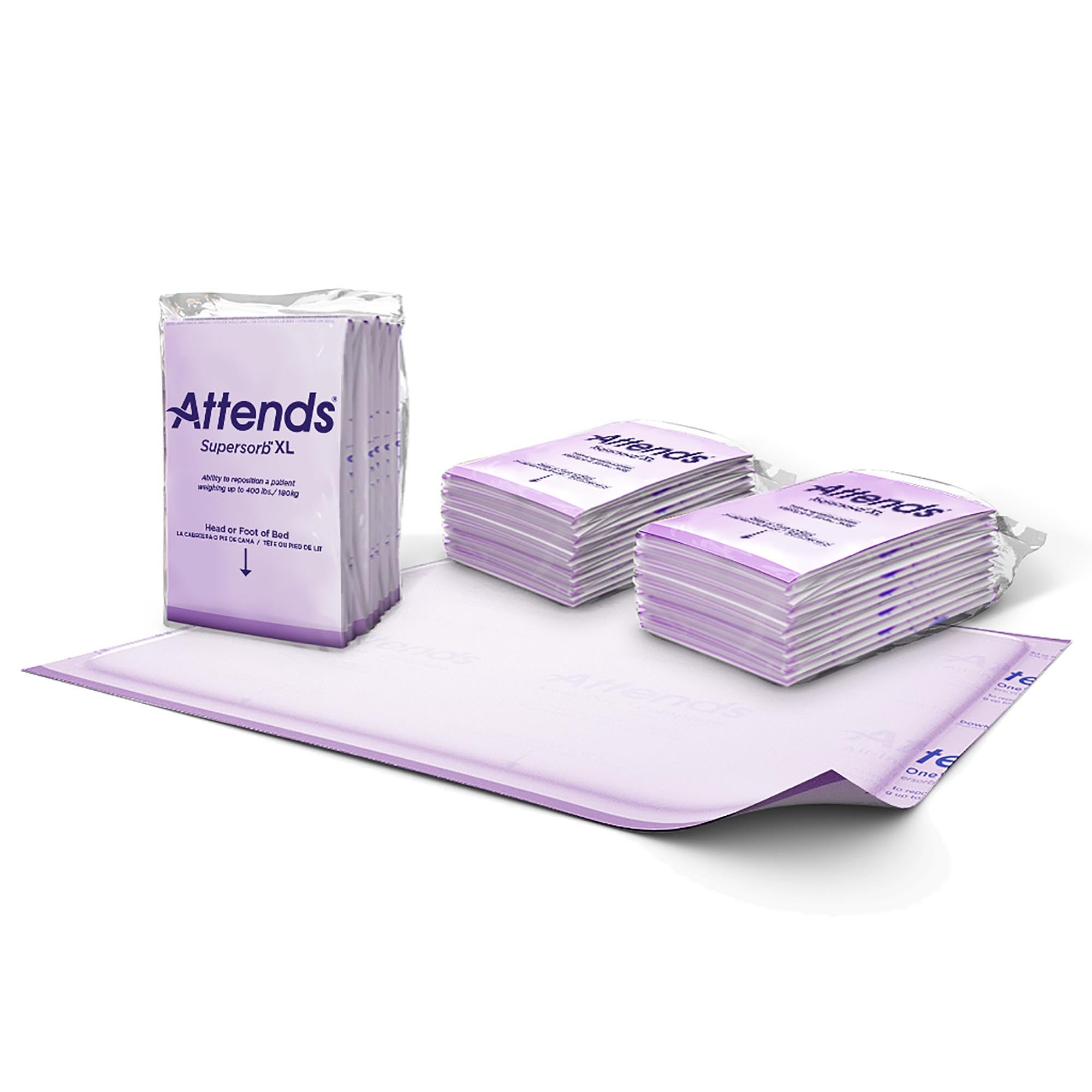 Attends® Supersorb™ Bariatric XL Premium Underpad, 36 x 51 Inch