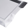 Small rectangular stainless steel serving tray