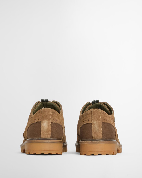 Marble Brogues Taupe Suede