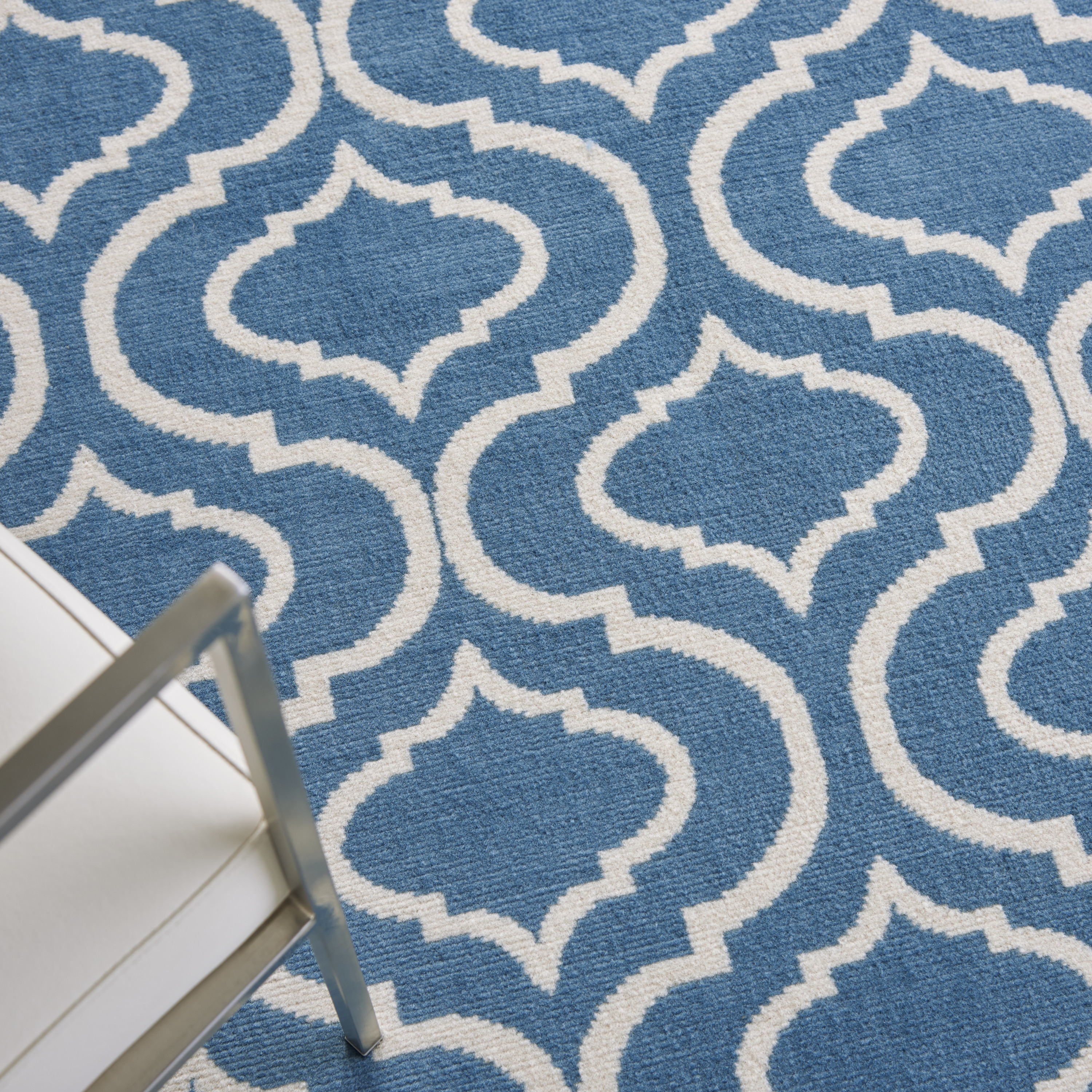Nourison Jubilant 6' x 9' Blue Contemporary Indoor Rug
