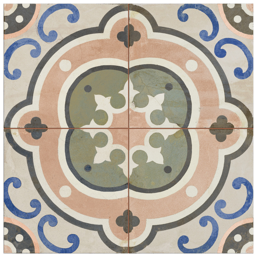 Kings Barna Raval 17-5/8 in. x 17-5/8 in. Ceramic Floor and Wall Tile