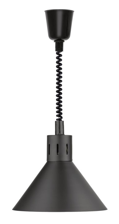 Lámpara mantenedora STYLE de negro extensible hasta 190 centímetros