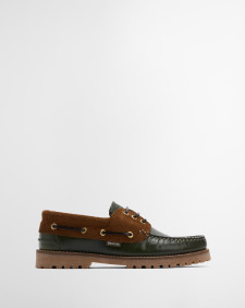 Re-Engineered Deck Boat Shoes Olive