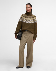 Lorrie Fair Isle Roll-Neck Jumper 