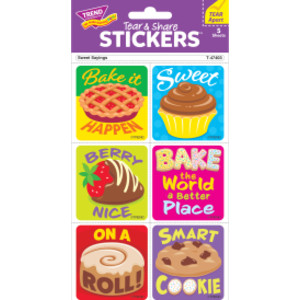 Sweet Sayings Tear & Share Stickers&reg;, 30 Count