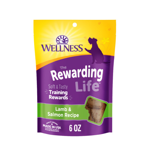 Wellness Rewarding Life Lamb & Salmon Front packaging