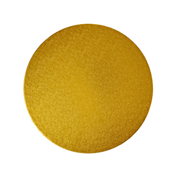 16" Round Gold Foil Cake Board