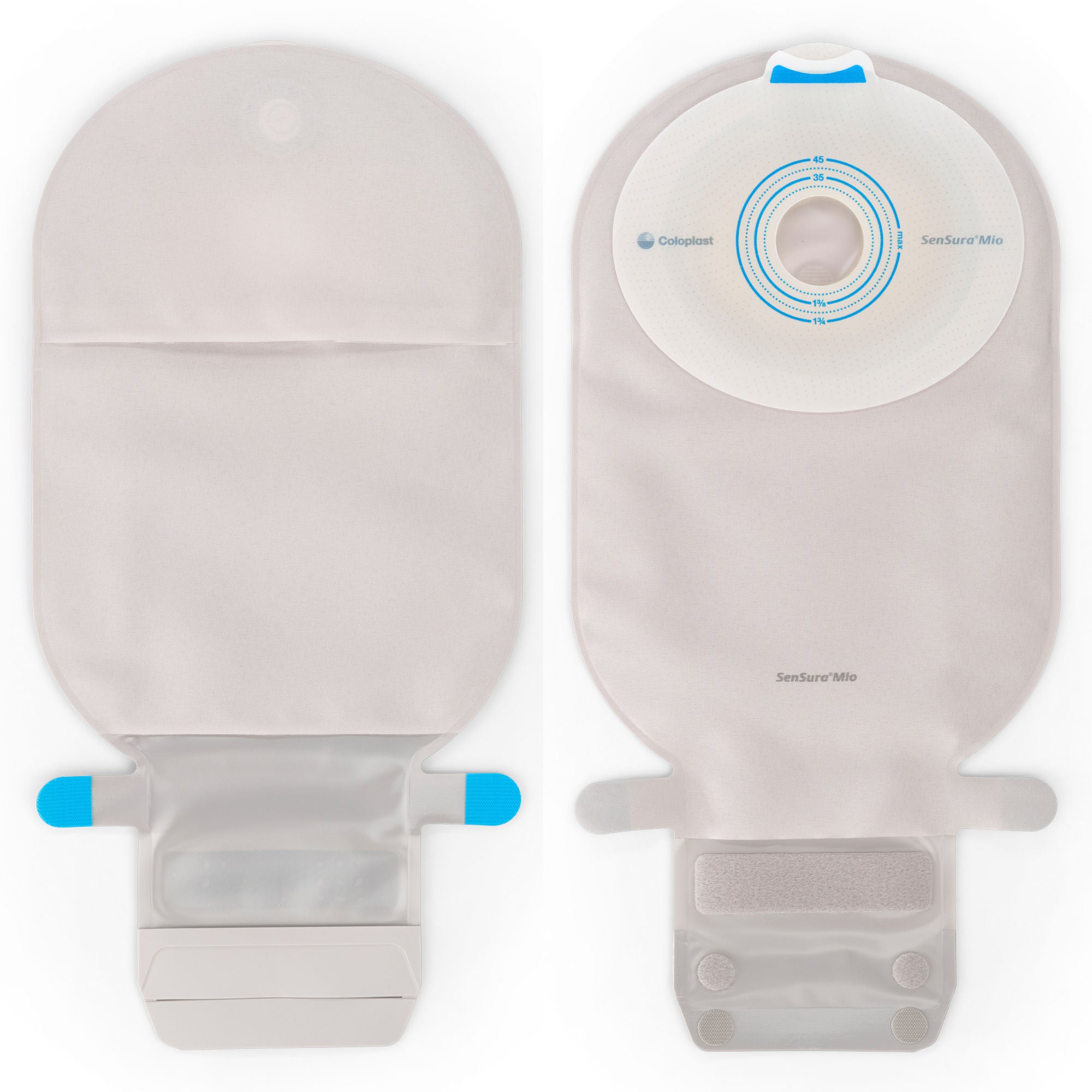 SenSura® Mio Flat 1-Piece Opaque Ostomy Pouch, 45mm Stoma