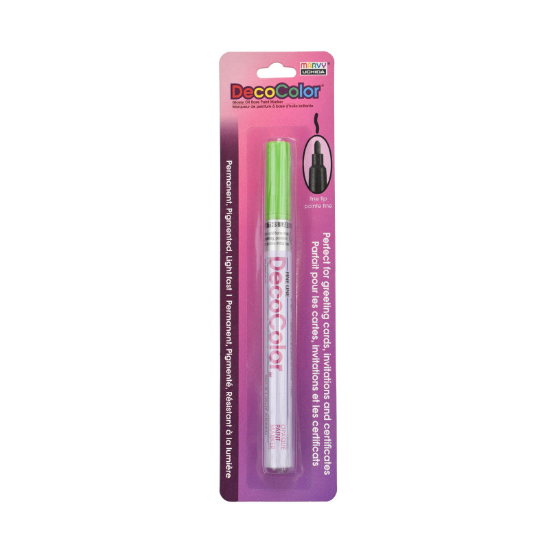 DecoColor® Paint Marker, Fine Tip, 200-S, Light Green #11