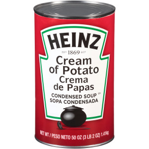 HEINZ Cream of Potato Soup, 50 oz. Can, (Pack of 12) image