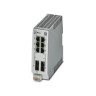 Managed Ethernet Switch Polycarbonate Fiber Reinforced RJ-45 DIN-Rail 6-ports 10/100Mbps 130 H x 45 W x 115 mm D