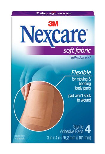 Nexcare™ Tan Adhesive Strip, 3 x 4 Inch