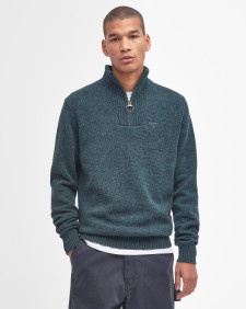 Essential Half-Zip Jumper Seaweed Mix