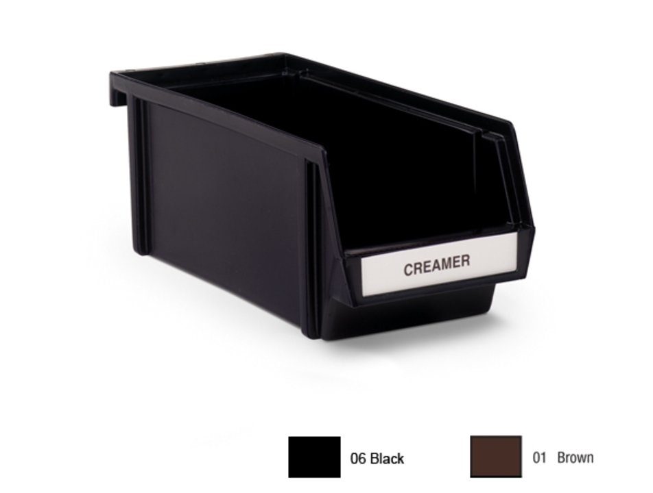 11 ¼-inch self-serve bin in brown