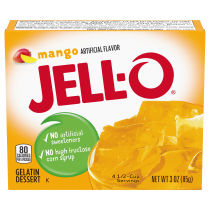 Jell-O Mango Gelatin Dessert, 3 oz Box