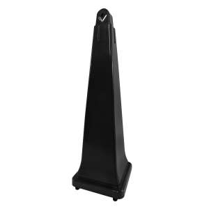 Rubbermaid Commercial, GroundsKeeper®, 1 gal, Resin, Black, Square, Smoking Receptacle