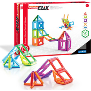 PowerClix&reg; Frames, Magnetic Building Set, 26 Pieces