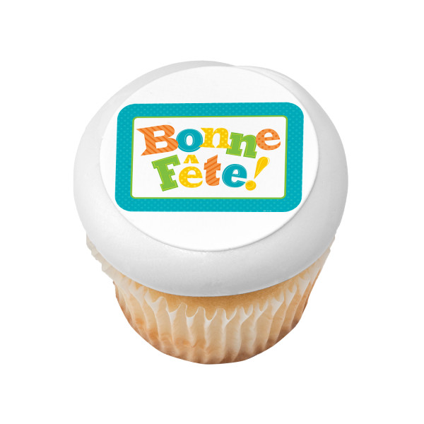 Bonne Fête PhotoCake® Edible Image®