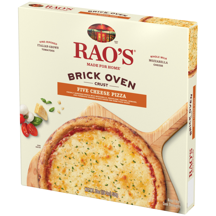 Five Cheese Frozen Pizza, 19 oz - Right angle Image