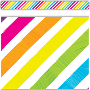 Brights 4Ever Stripes borde recto, 35 pies