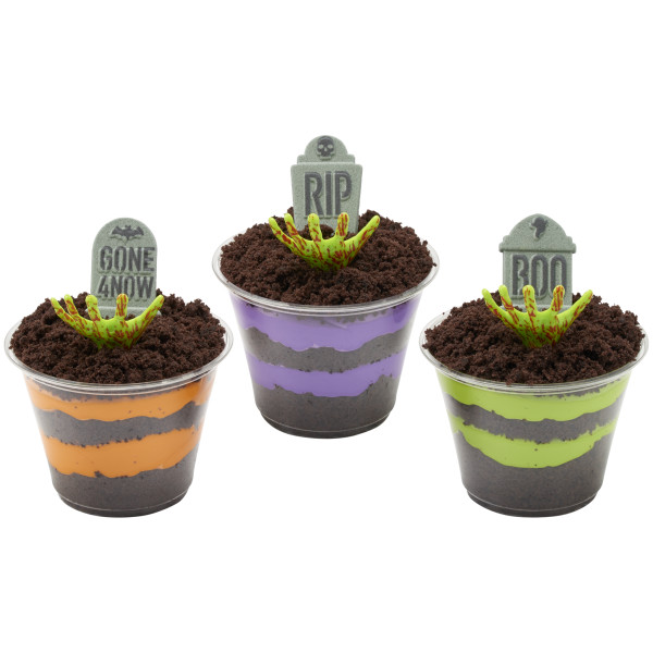 Tombstones - Red 3 Free Dec-Ons® Decorations