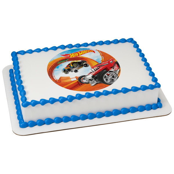 Hot Wheels™ Steer Clear PhotoCake® Edible Image®
