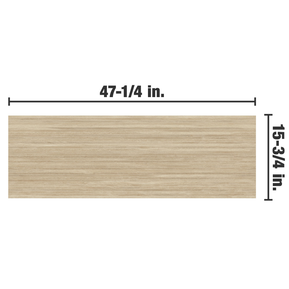 Larchwood Alder 15-3/4 in. x 47-1/4 in. Ceramic Wall Tile | Merola Tile