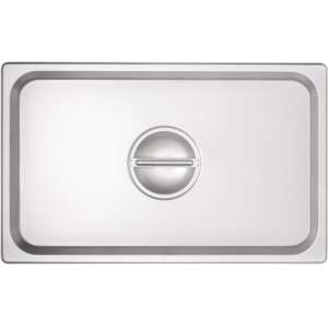 Carlisle, DuraPan, Steam Table Hotel Pan Handled Cover Full-Size, Chrome