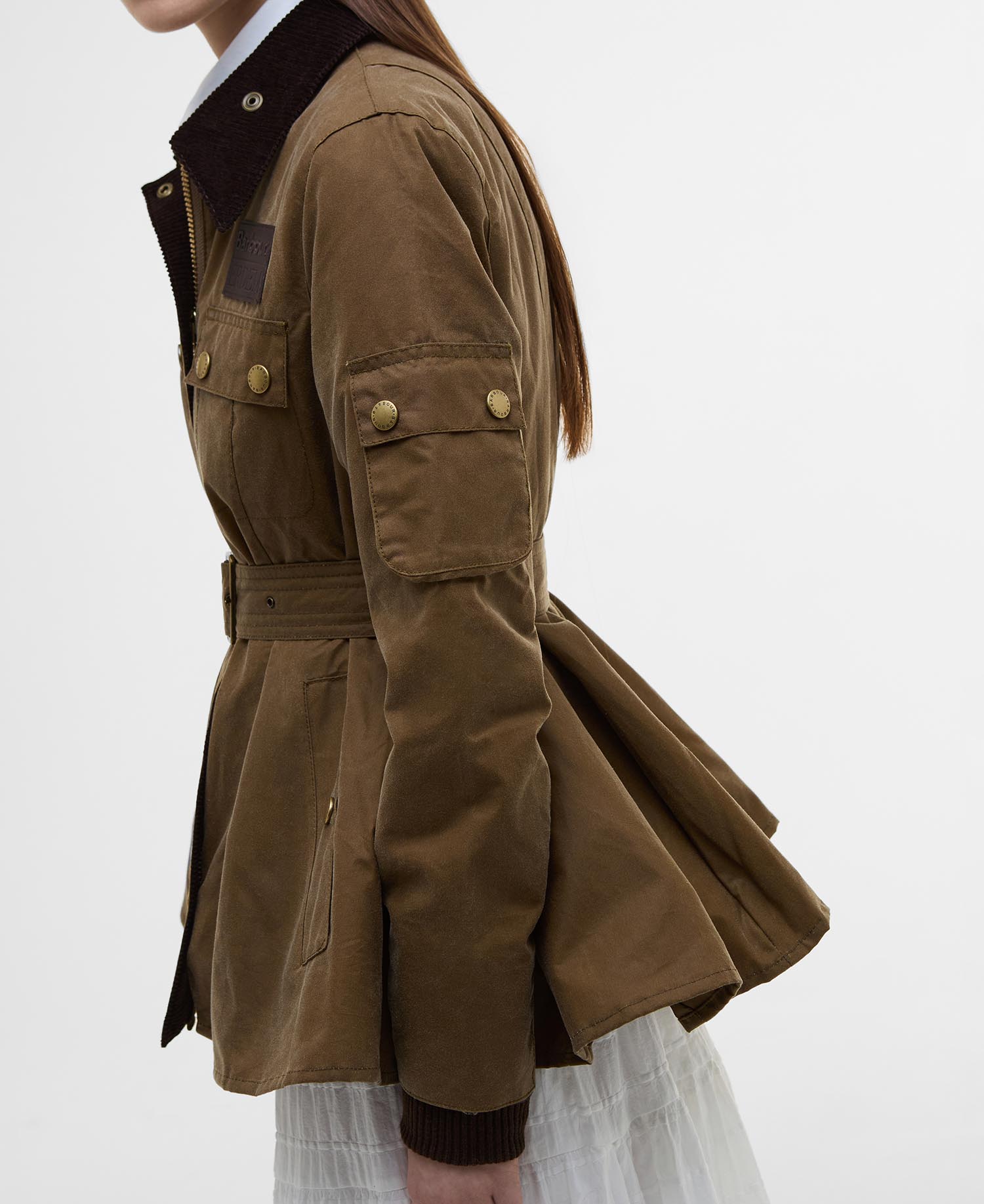 Barbour x ERDEM Wachsjacke Constance image number 6