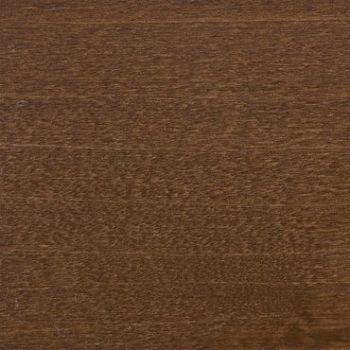 Brown wooden panel with fine horizontal grain, displaying subtle texture and color variation, photographed close-up under warm, even lighting with no surrounding context.