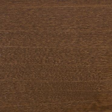 Brown wooden panel with fine horizontal grain, displaying subtle texture and color variation, photographed close-up under warm, even lighting with no surrounding context.