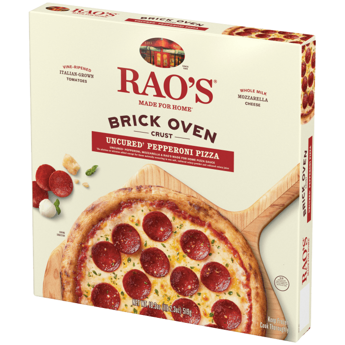 Uncured Pepperoni Pizza Frozen Pizza, 18.3 oz - Right angle Image