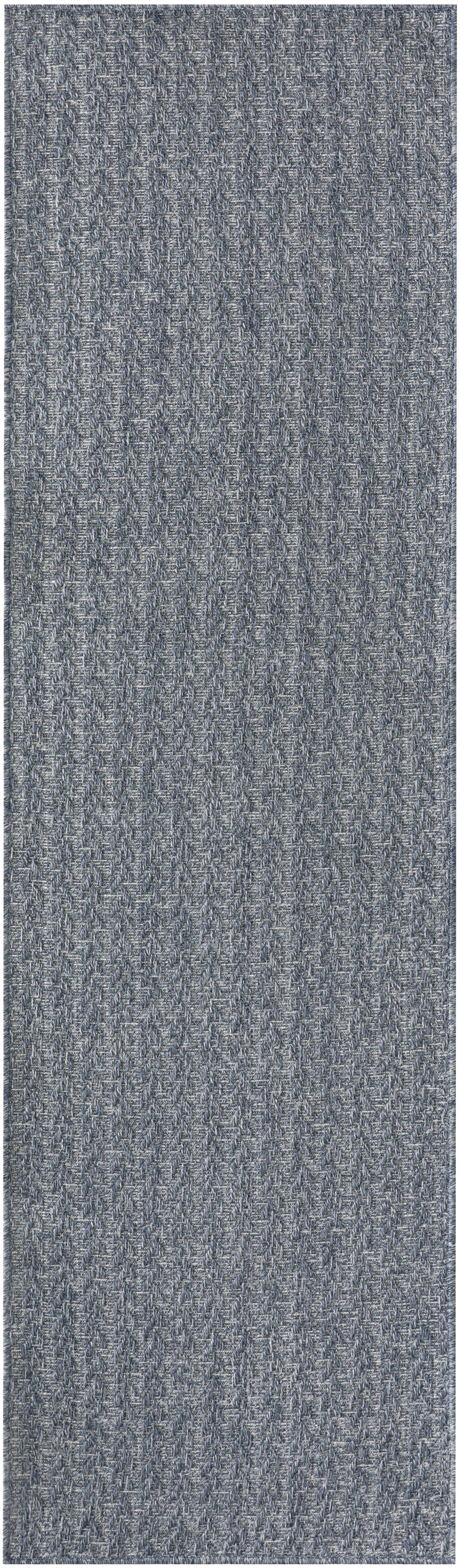 Nourison Tulum 2'2" x 8' Denim Outdoor Rug