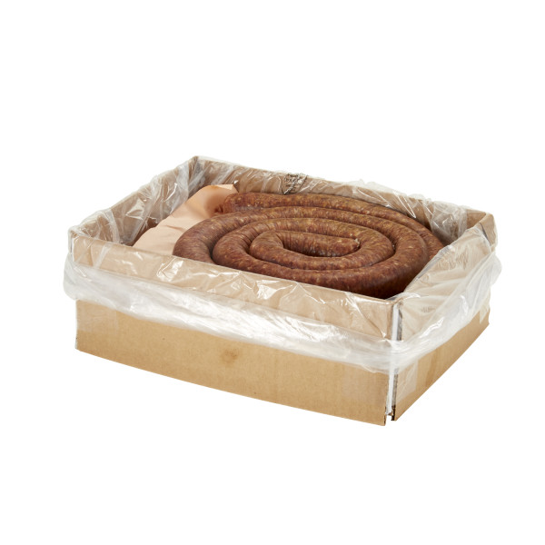 FONTANINI(r) Mild Italian Beef Sausage Rope, Raw, Collagen Casing, 1/10 lb . C1CB - Front Center Inner Pack (Hi Res)