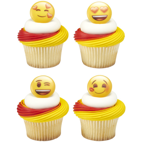 emoji™ Heart Assortment Cupcake Rings