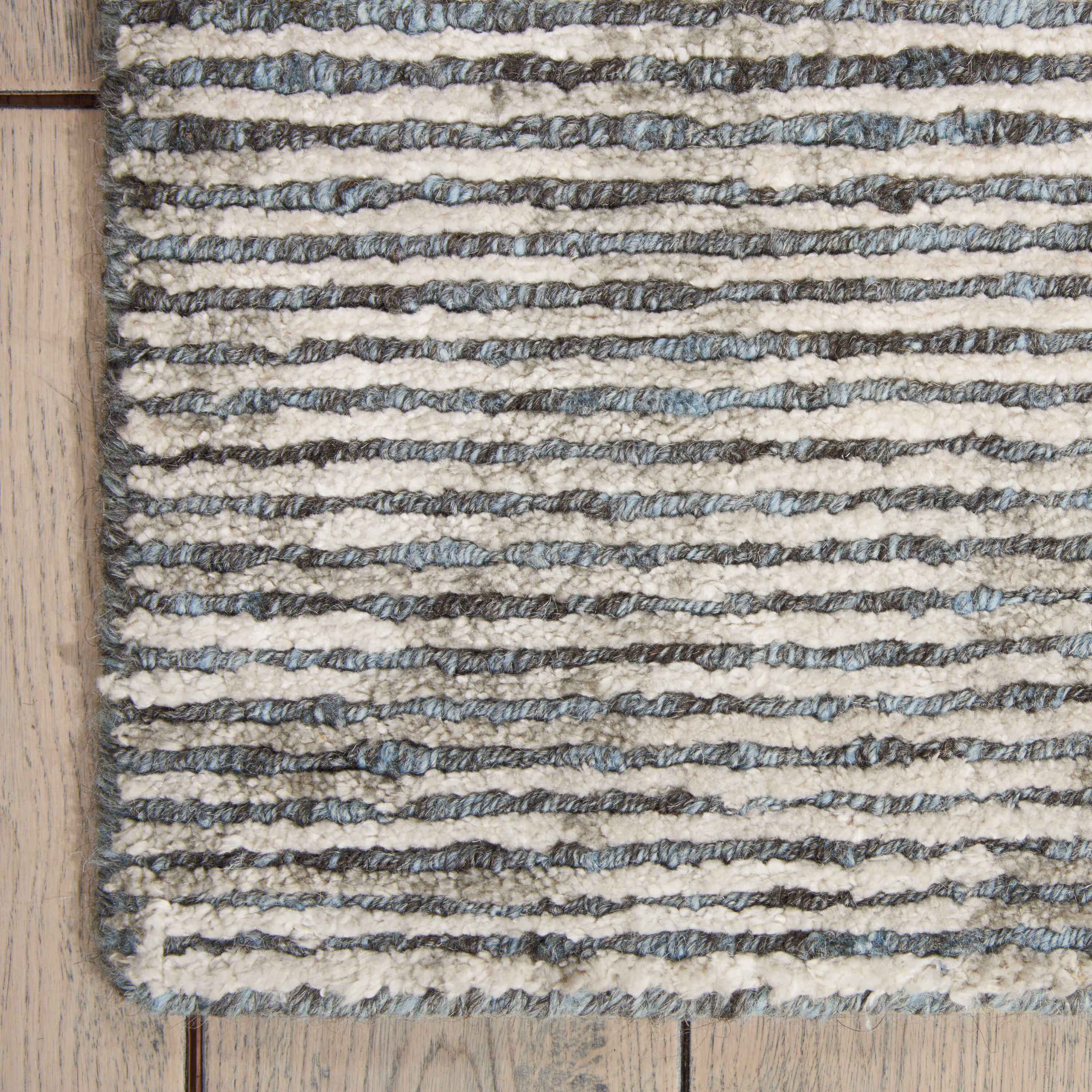 Nourison Ellora 7'9" x 9'9" Slate Modern Indoor Rug