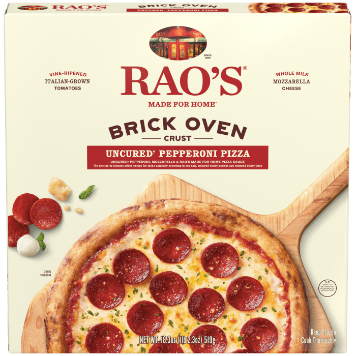 Uncured Pepperoni Pizza Frozen Pizza, 18.3 oz
