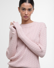 Hartland Crew Neck Jumper Primrose Pink
