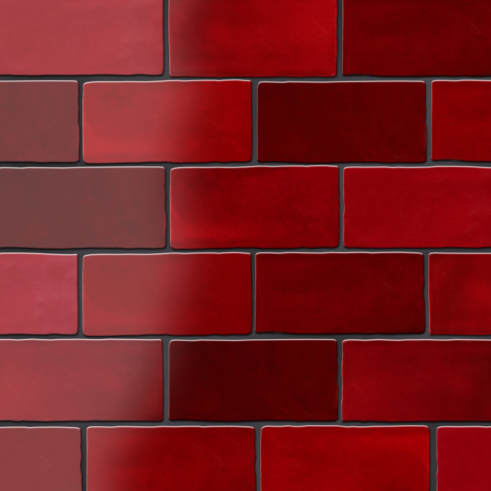 Viva Volcan 3 in. x 6 in. Ceramic Wall Tile