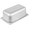 Fourth-size 4-inch-deep Super Pan® heavy-duty stainless steel steam table pan with flat corners