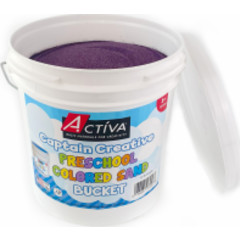 Preschool Colored Sand, Sand Art, Purple, 12 lb Bucket