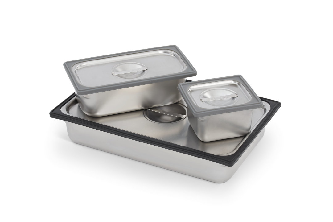 Full-size high-temperature silicone pan band in black