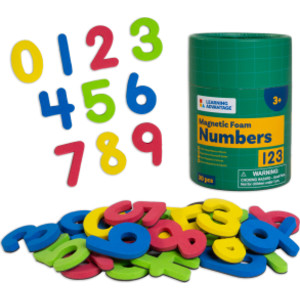 Magnetic Foam Numbers Set, 30 Pieces