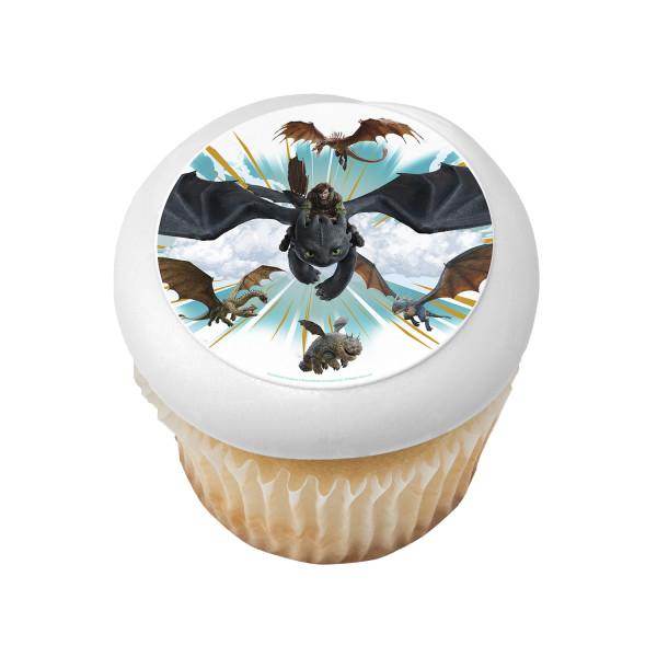 DreamWorks How to Train Your Dragon Chase the Wind PhotoCake® Edible Image®