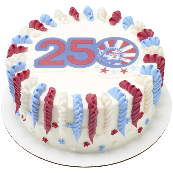 Party in the USA Medallions Made Simply™ SugarStyle® Edible Decorations