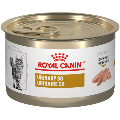 Royal Canin Veterinary Diet Feline Urinary SO Loaf in Sauce Canned Cat Food