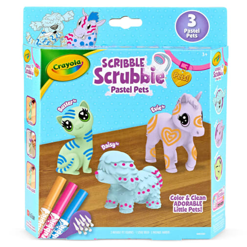 Crayola Scribble Scrubbie Pastel Pets (3 pack)